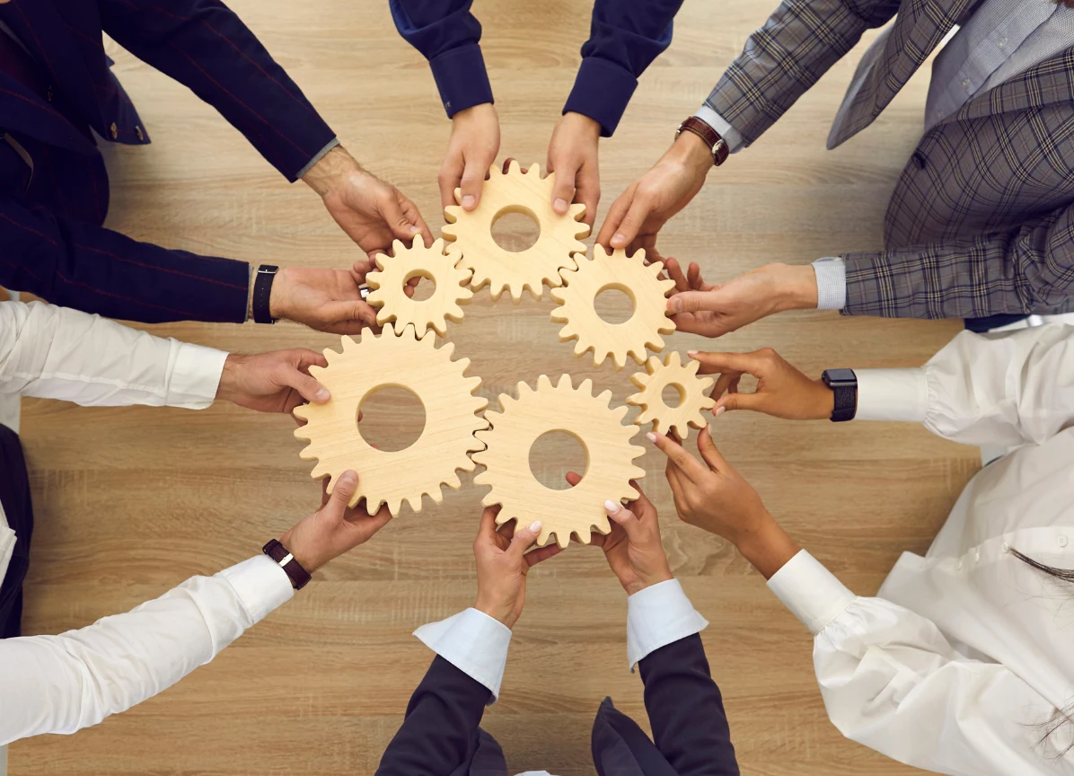 Collaboration autour de rouages